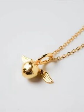Harry Potter Golden Snitch Pendant Necklace - Women's Fashion Jewelry